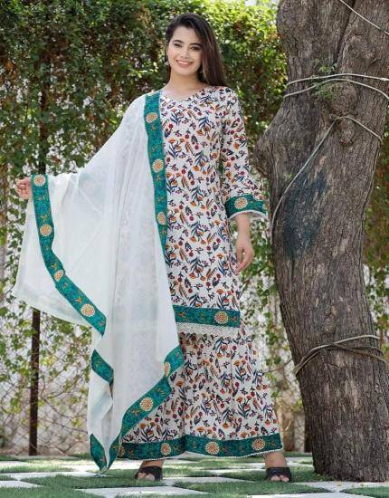 Janni printed sharara Wholesale salwar kameez manufacturers