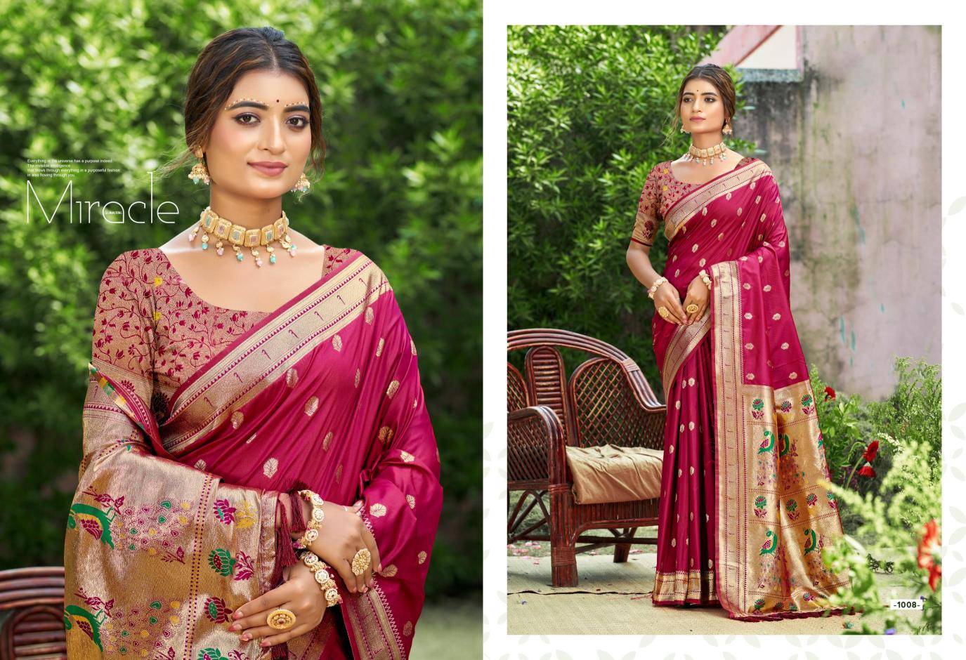Bunawat - Mala Silk Bulk Saree Suppliers in India