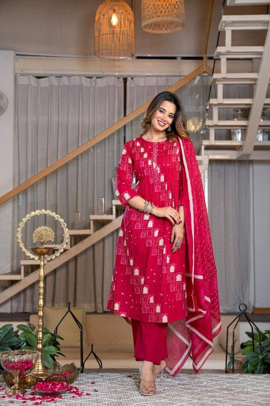 Janni K3042 indolady A-line Kurti wholesaler in Jaipur