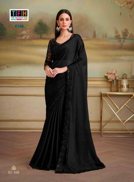 TFH salsa style 5 Indian saree wholesaler