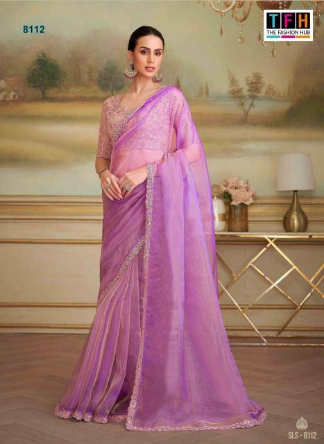 TFH salsa style 5 Indian saree wholesaler