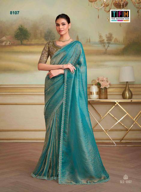 TFH salsa style 5 Indian saree wholesaler
