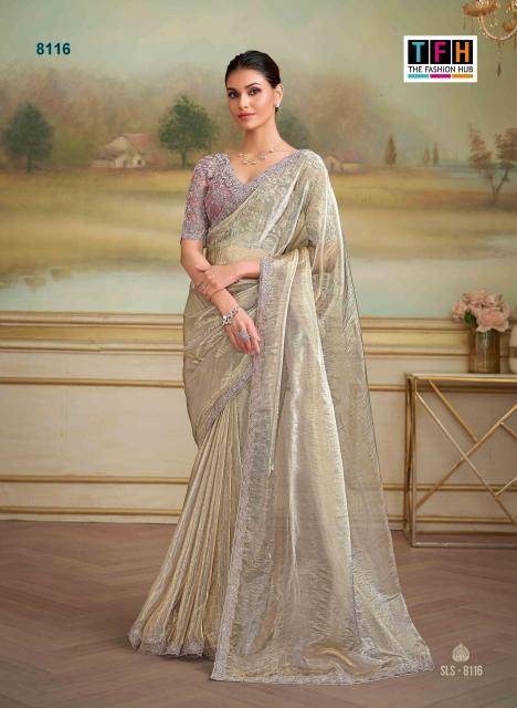 TFH salsa style 5 Indian saree wholesaler