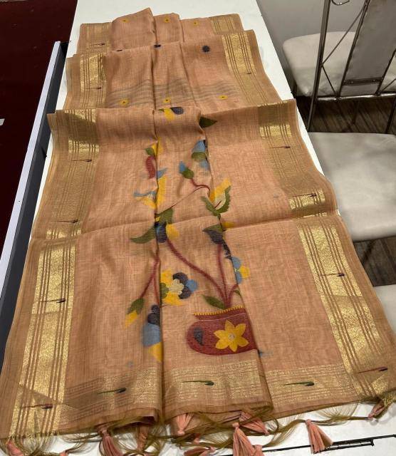 Akshara muga cotton Indian Saree wholesalers