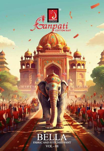 Ganpati bella pant vol-8 Wholesale dress materials for boutiques
