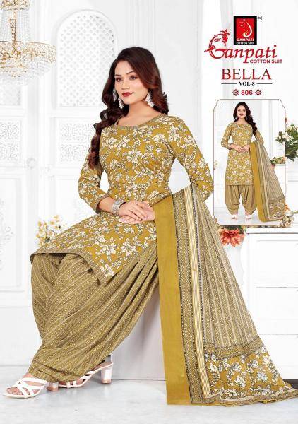 Ganpati bella patiyala vol-8 Designer dress materials wholesale