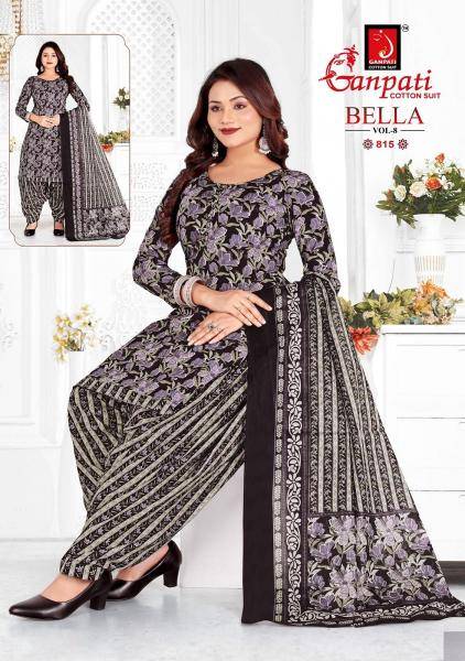 Ganpati bella patiyala vol-8 Designer dress materials wholesale