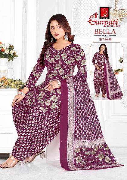 Ganpati bella patiyala vol-8 Designer dress materials wholesale