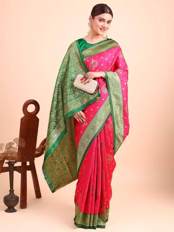 Triveni OT-01 banararsi silk  Wholesale saree manufacturers in Surat