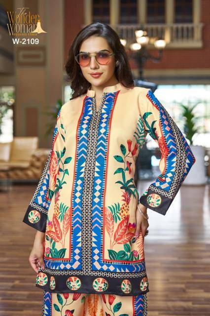 The wonder woman W-2109 coord set Wholesale designer kurtis in Delhi