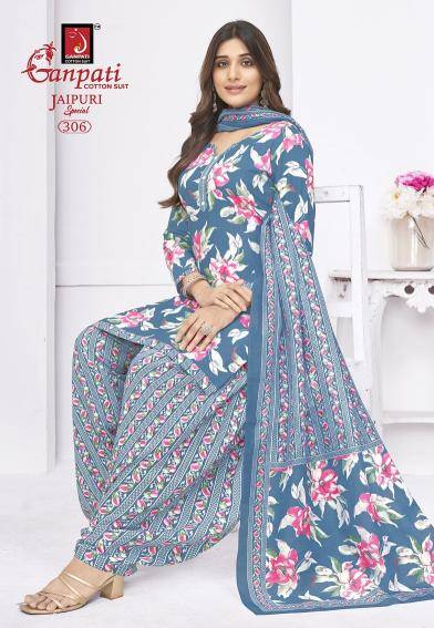 Ganpati jaipuri special patiyala vol-14 Wholesale dress material online shopping in kolkata