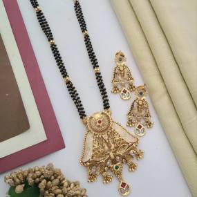 Traditional Mangalsutra TM008 Costume jewelry wholesale Kolkata