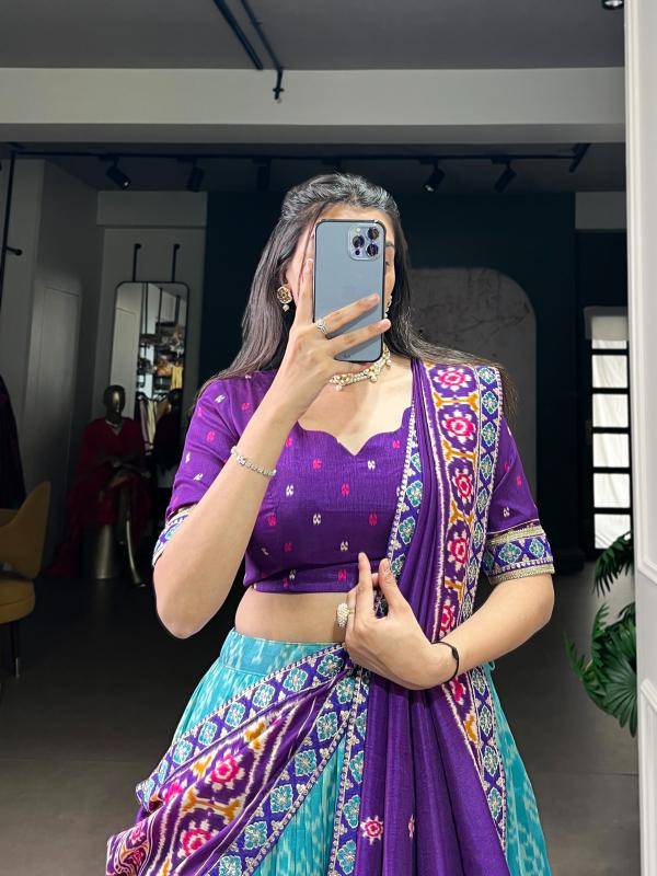 Taraa L 1246 Tussar Silk Cheap Lehenga Choli Wholesale