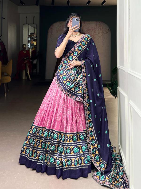 Taraa L 1246 Tussar Silk Cheap Lehenga Choli Wholesale