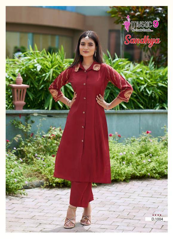 Mystic9 sandhya vol 1 coord set Wholesale Kurti Supplier in Delhi