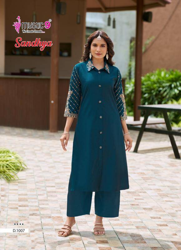 Mystic9 sandhya vol 1 coord set Wholesale Kurti Supplier in Delhi
