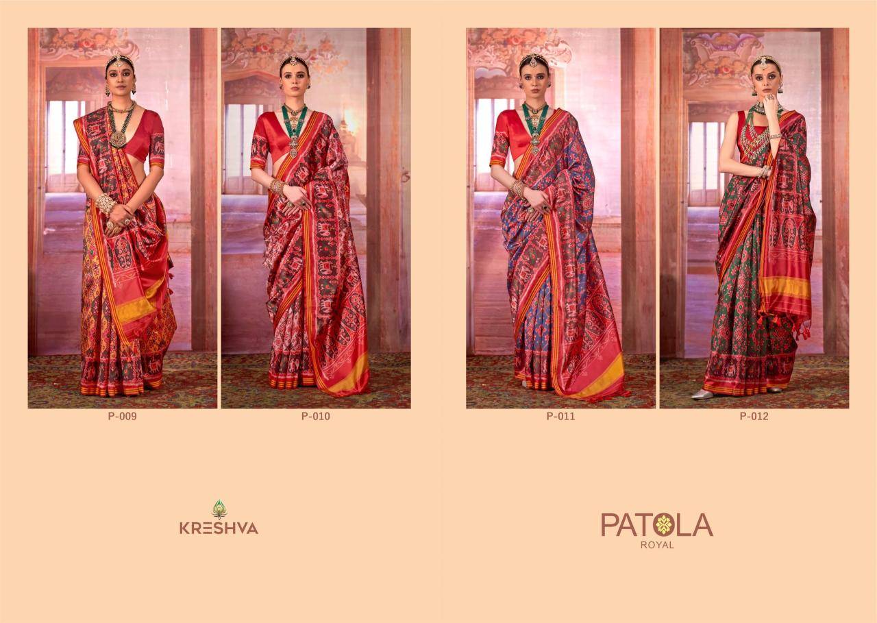 Kreshva patola royal Wholesale saree market Mumbai