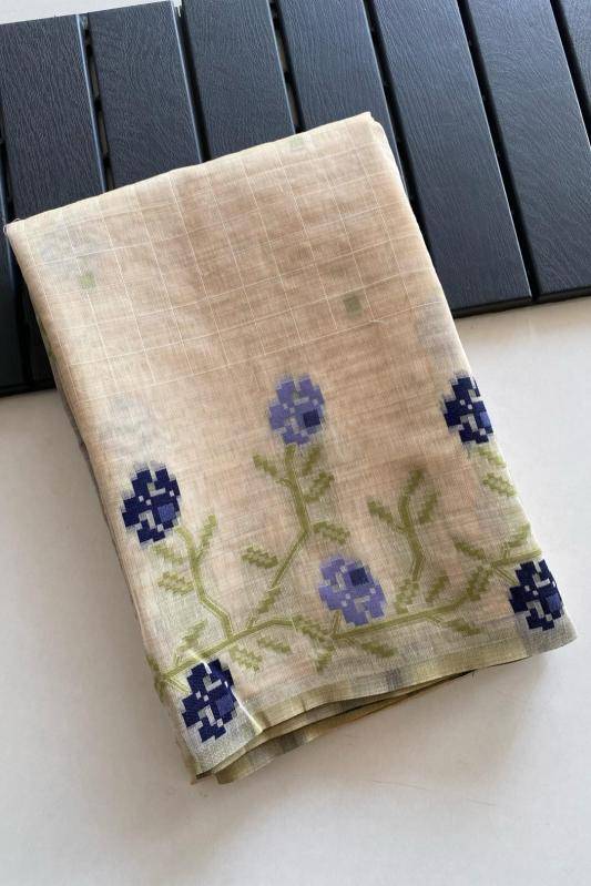 Akshara muga cotton Wholesale saree dealers in Mumbai