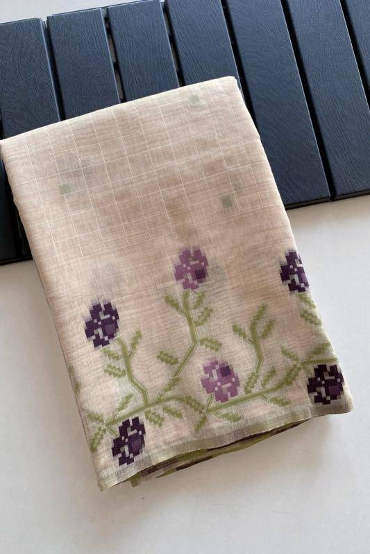 Akshara muga cotton Wholesale saree dealers in Mumbai