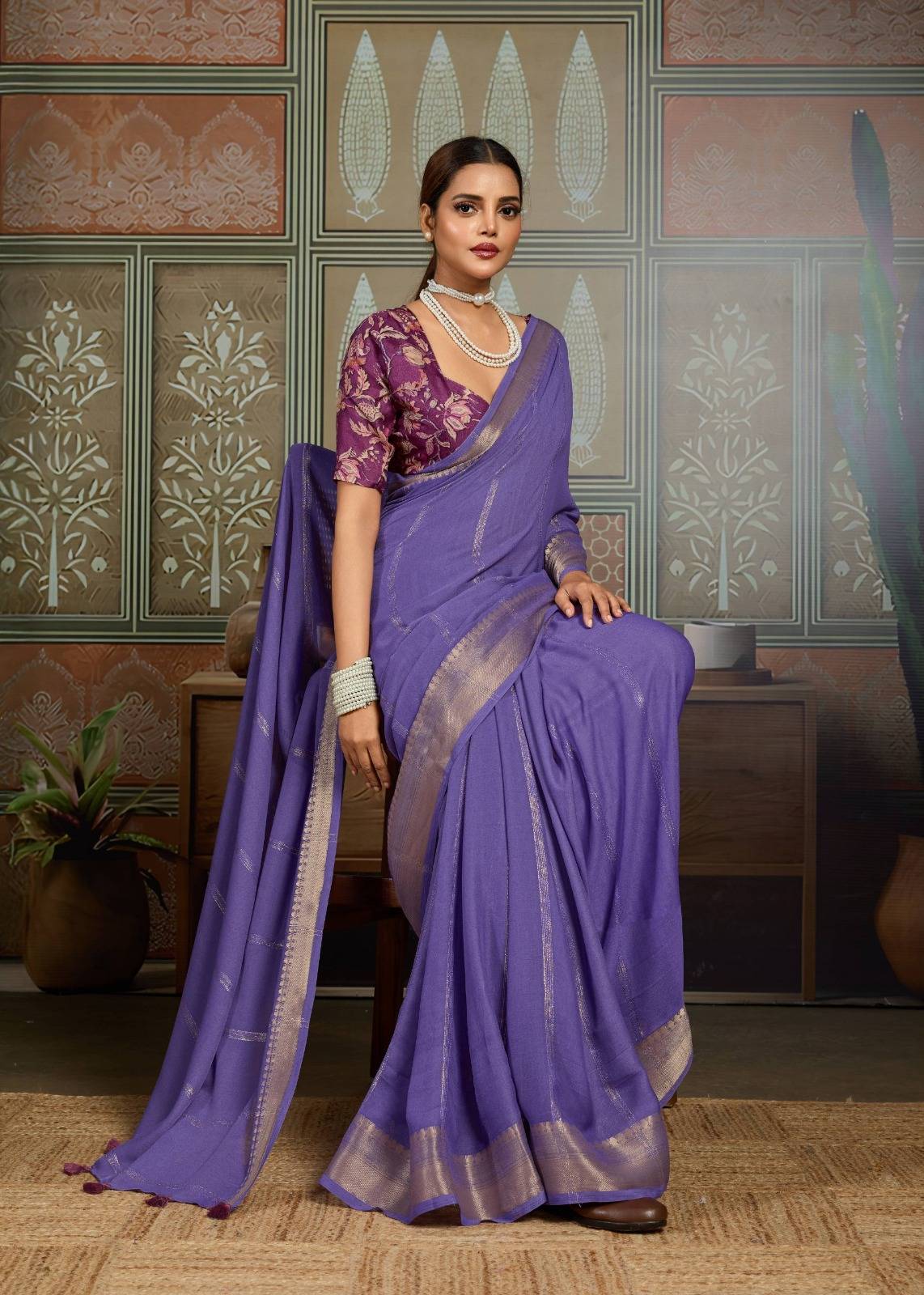Sr Arnika Bamber Silk Affordable sarees in Ahmedabad