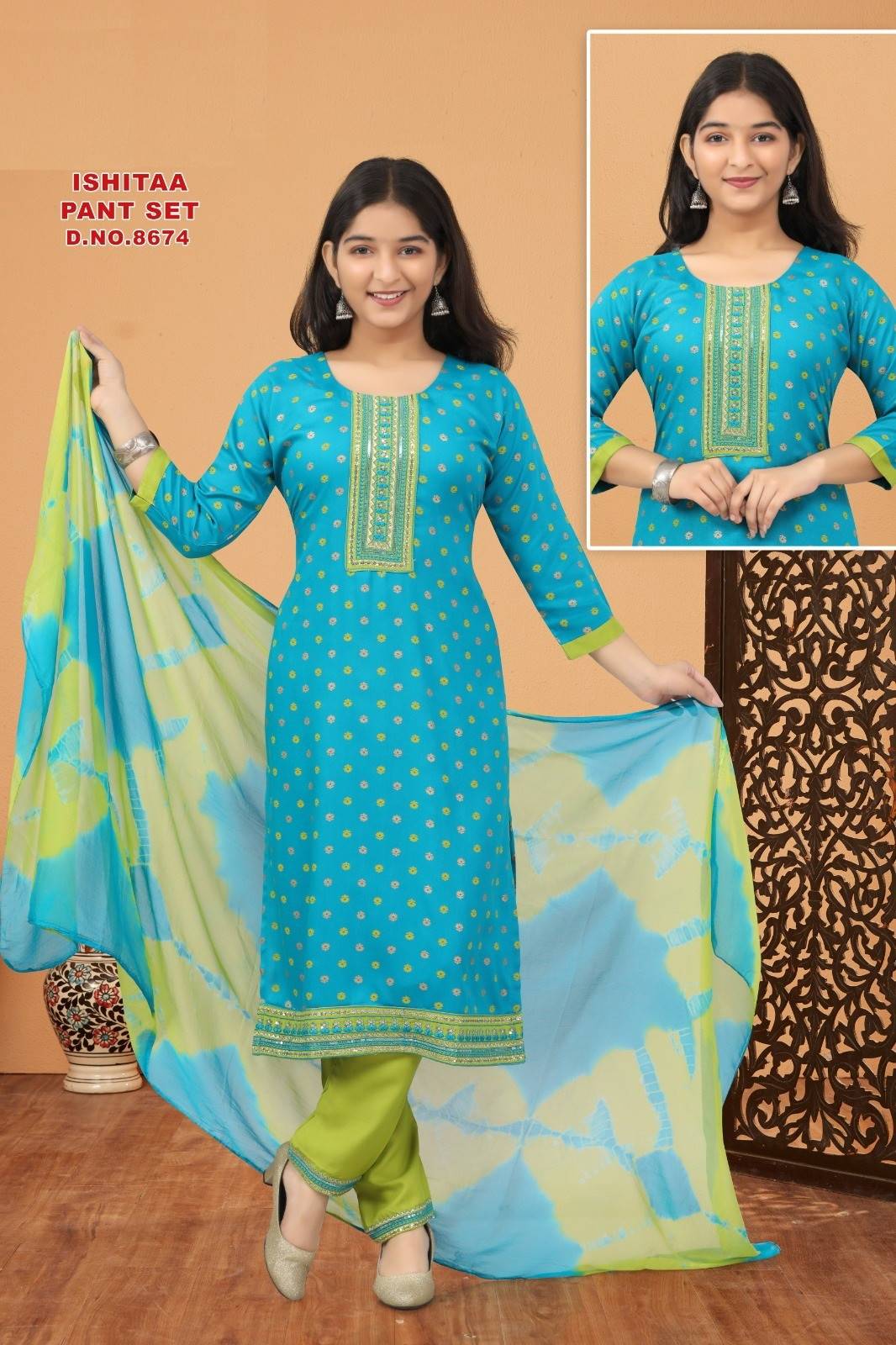 Ishitaa Pant Set 8674 Wholesale Kurti manufacturers