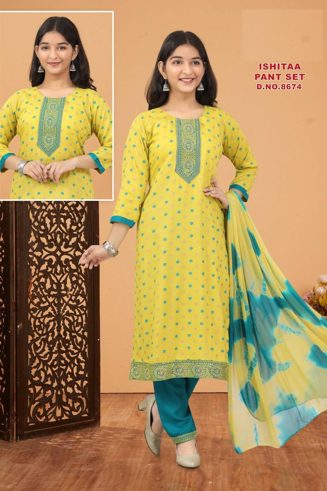 Ishitaa Pant Set 8674 Wholesale Kurti manufacturers