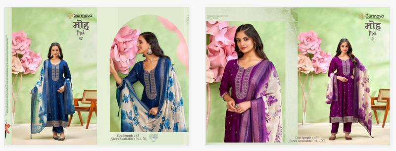Gurmaya Moh 1 And 2 Kurti exporters in Surat