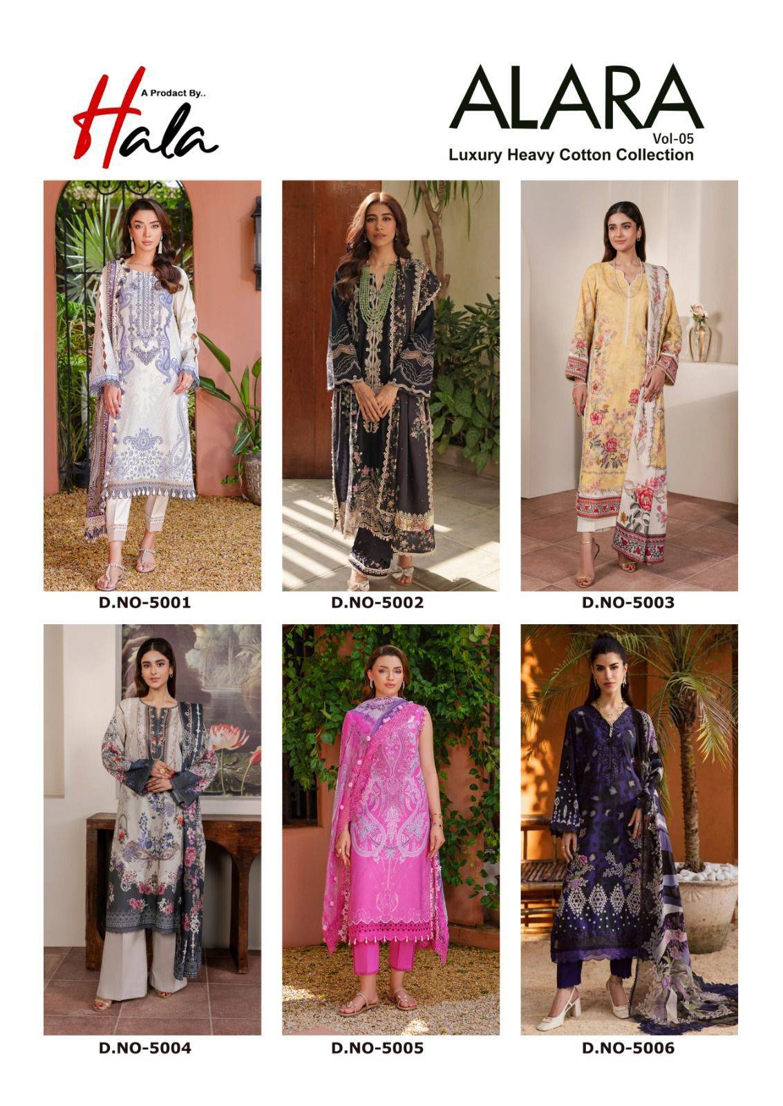 Hala Alara Vol 5 Dress Material wholesale market