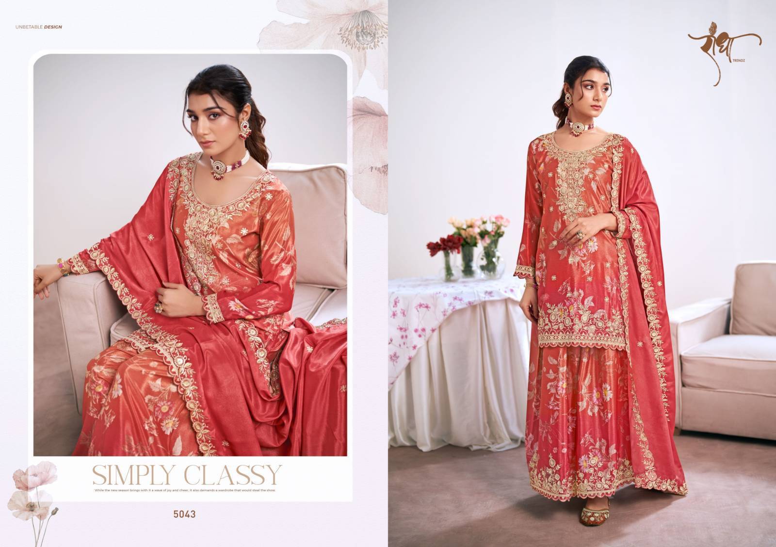 Radha Zeel Pakistani suits suppliers in Delhi