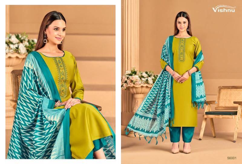 Vishnu evanka vol 14 Dress materials wholesale distributors