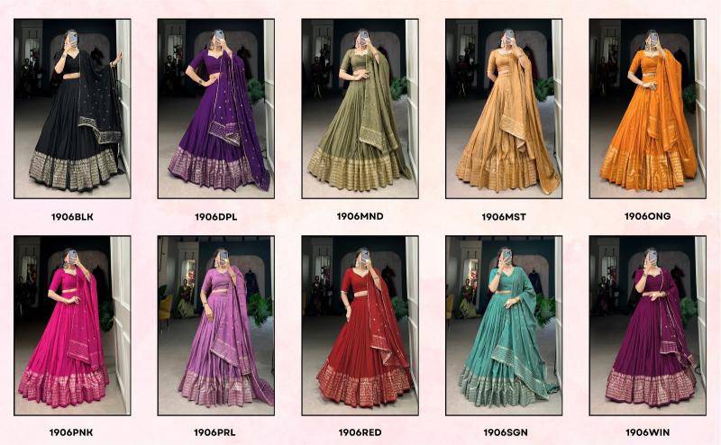 Taraa L 1906 Plus size lehenga choli wholesale