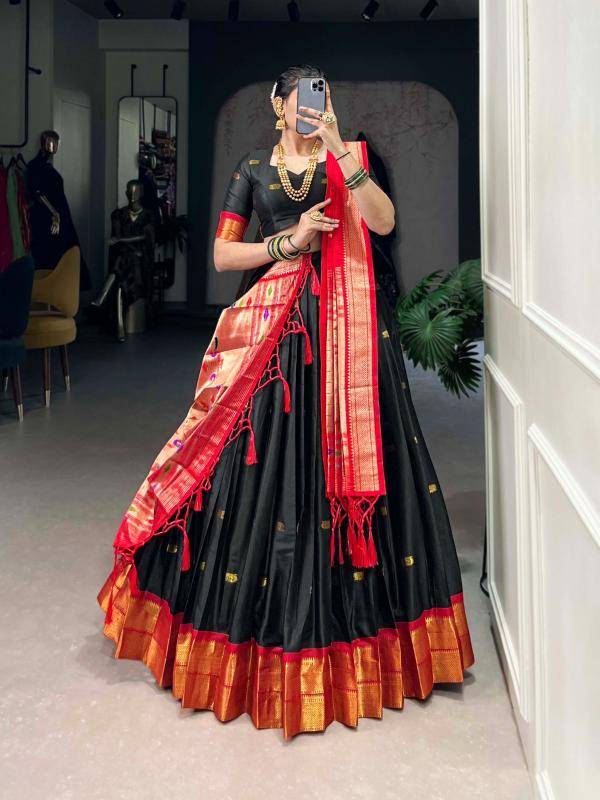 Taraa L 2017 Paithani SIlk Wholesale Lehengha choli dealer in india