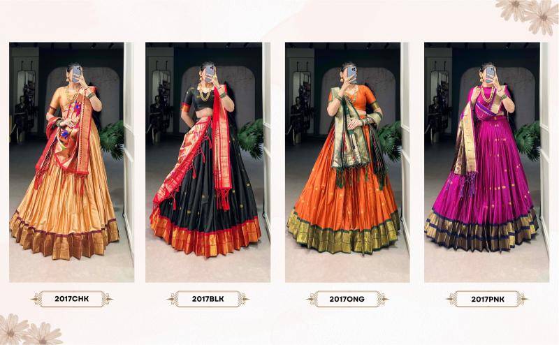 Taraa L 2017 Paithani SIlk Wholesale Lehengha choli dealer in india