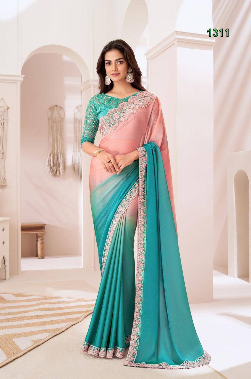 TFH sandalwood 13th edition Surat saree wholesale suppliers