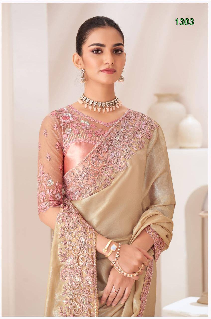 TFH sandalwood 13th edition Surat saree wholesale suppliers