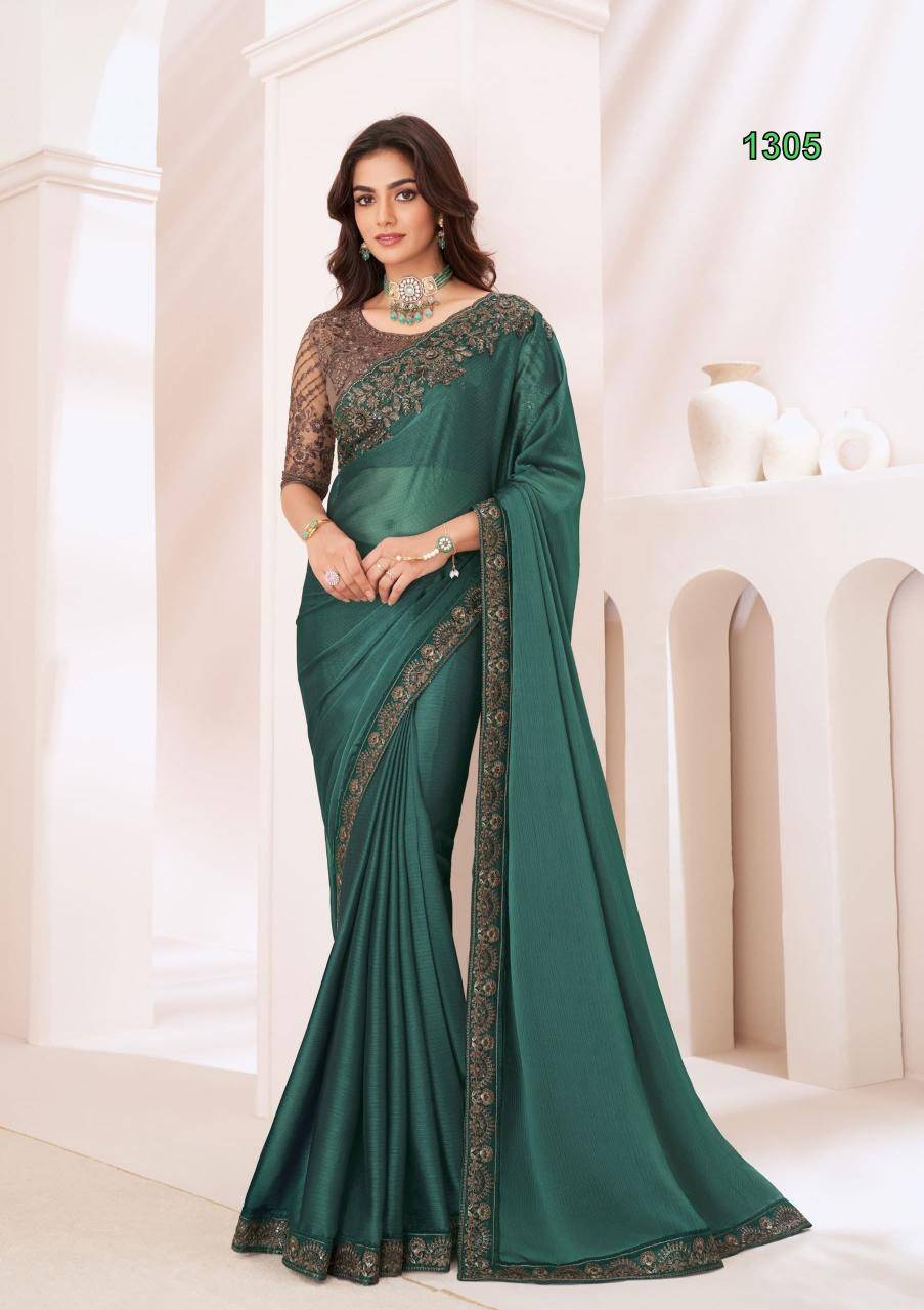 TFH sandalwood 13th edition Surat saree wholesale suppliers
