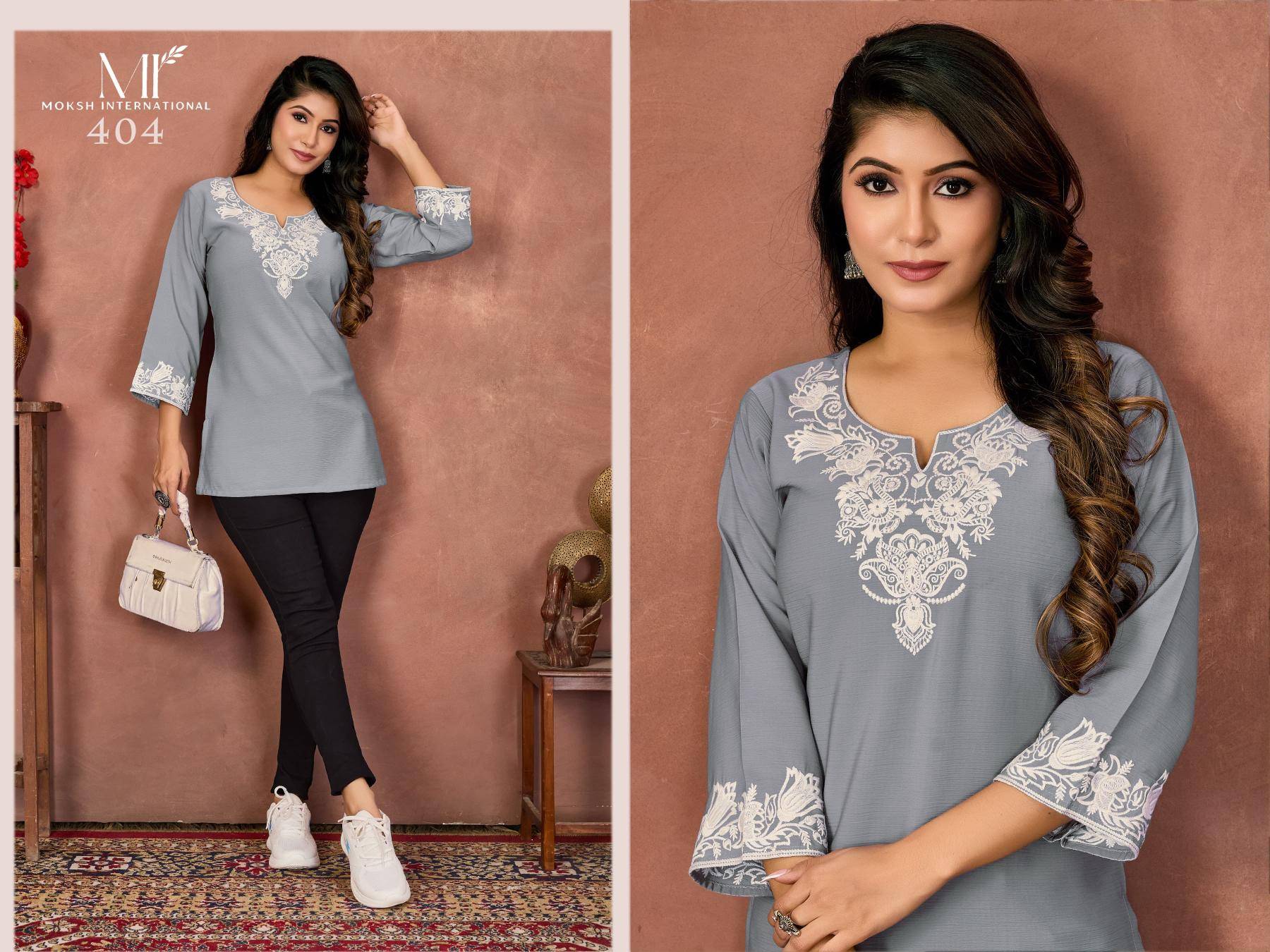 Moksh international niki vol 1 Kurti market in Delhi
