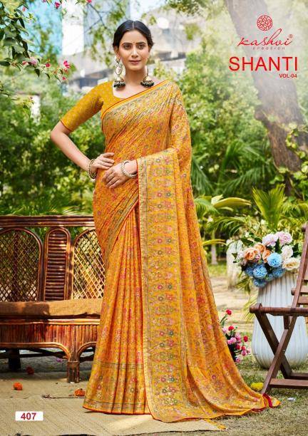 Kashvi shanti vol 4 Bollywood sarees wholesale in Delhi