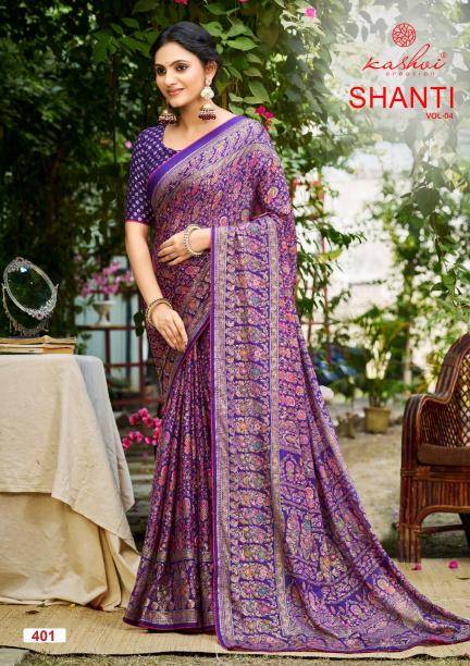 Kashvi shanti vol 4 Bollywood sarees wholesale in Delhi