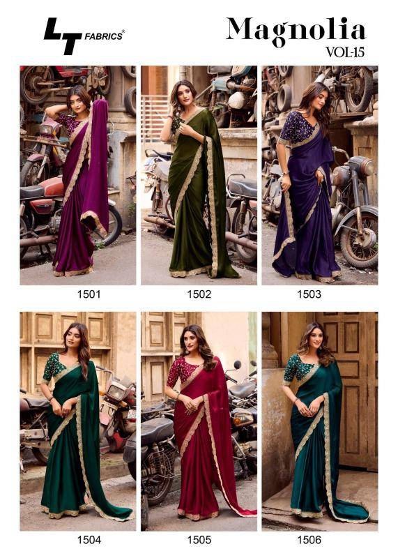 Lt fashions magnolia vol 15 Traditional sarees wholesale in Delhi