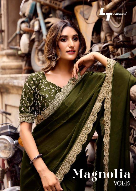 Lt fashions magnolia vol 15 Traditional sarees wholesale in Delhi