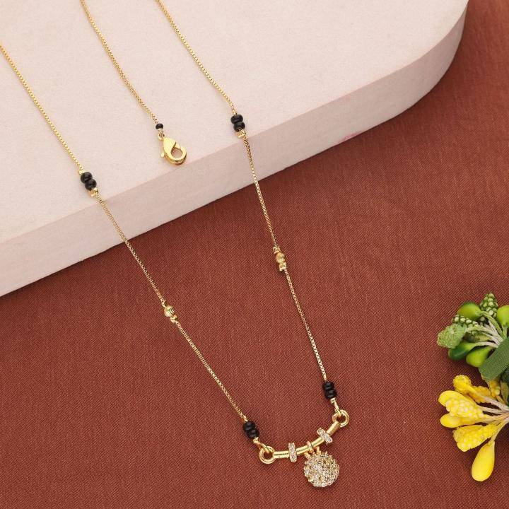 Micro gold polish manglsutra 2009 Wholesale fashion jewellery dealers in Delhi