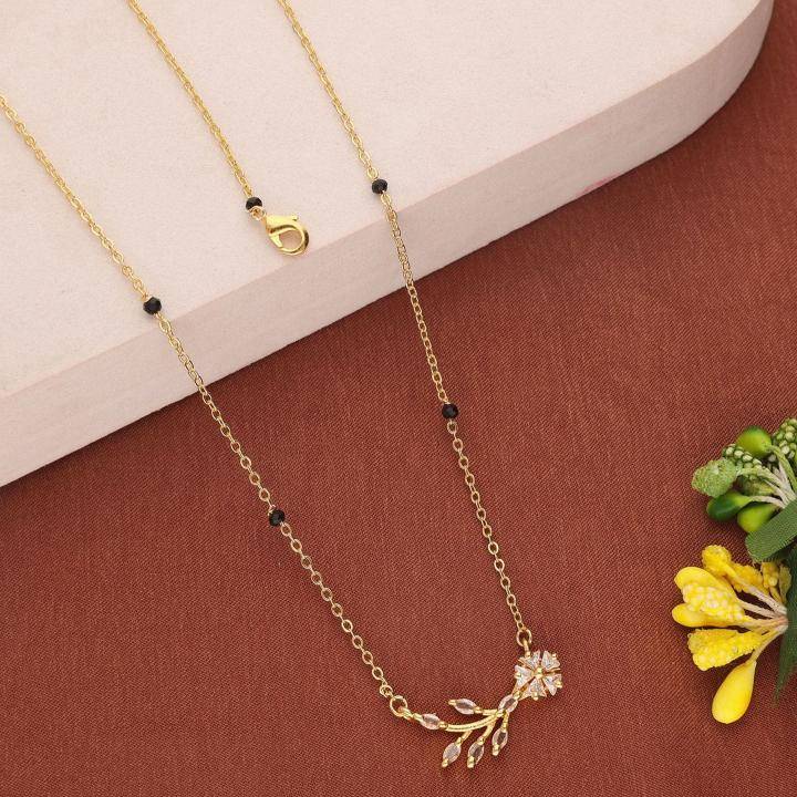 Micro gold polish manglsutra 2024 Wholesale oxidized jewellery in Delhi