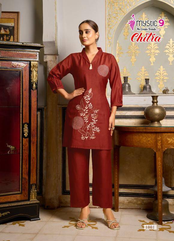Mystic9 chitra vol 1 coord set Kurti manufacturer in India