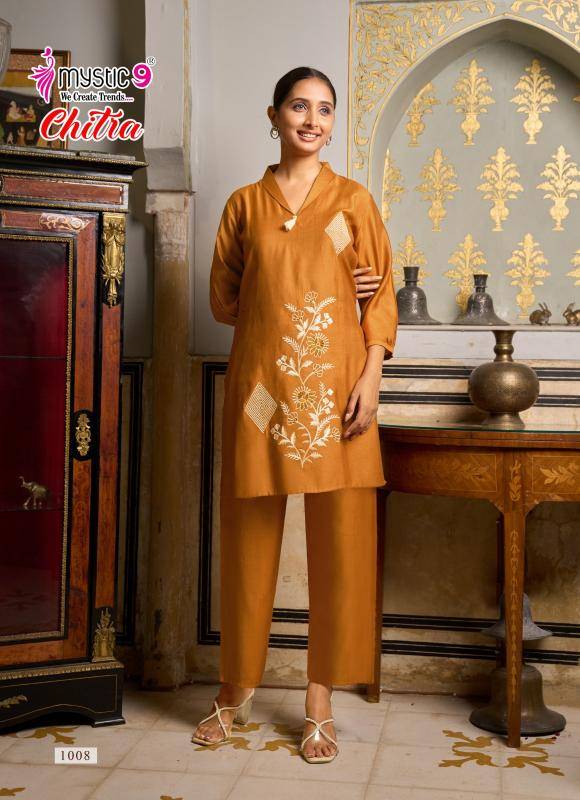Mystic9 chitra vol 1 coord set Kurti manufacturer in India