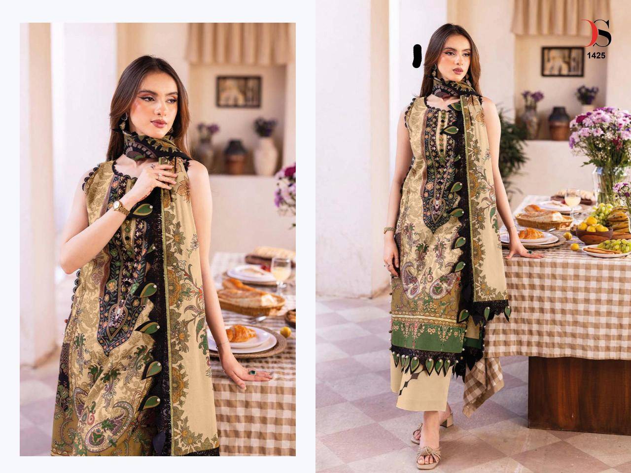 Deepsy jade bliss lawn 25-3 Sawlar Kameez manufacturers in Surat