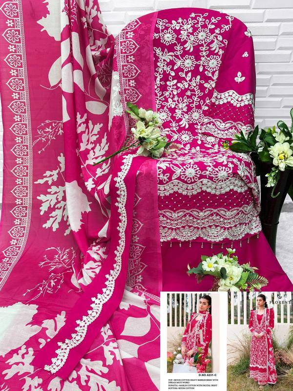 Florent d.no 5231 Latest Salwar Kameez collection in Hyderabad