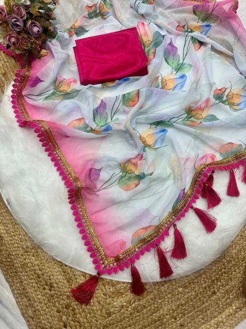 Rang beautiful digital print Wholesale saree manufacturers in Mumbai