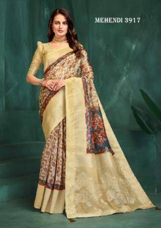 Hypnotex mehndi Indian saree wholesale