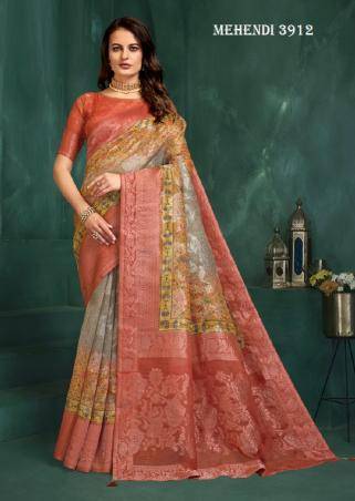 Hypnotex mehndi Indian saree wholesale